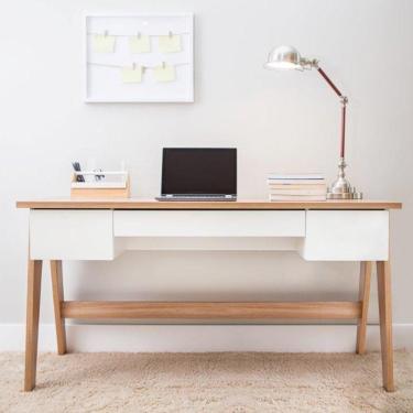 Imagem de Mesa Para Computador Escrivaninha Trend 3 Gavetas Artesano