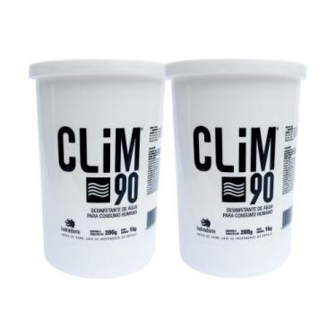 Imagem de Kit 2 Und Cloro Para Consumo Humano em Pastilhas 200g Clim90 Hidrodomi