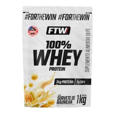 Imagem de Whey Protein 100 Concentrado Refil 1kg FTW, Sorvete De Baunilha