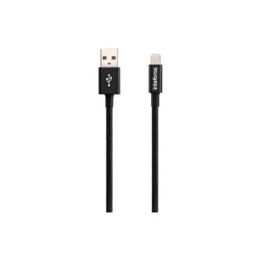 Imagem de Cabo USB para Lightning Intelbras 1.5m Nylon Preto