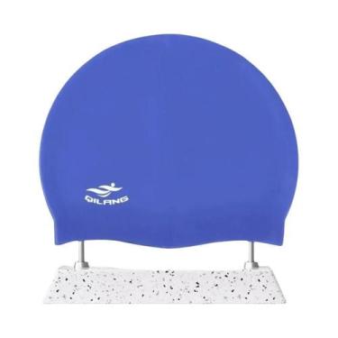 Imagem de Touca De Natação De Silicone Impermeável Para Crianças E Adultos Prote