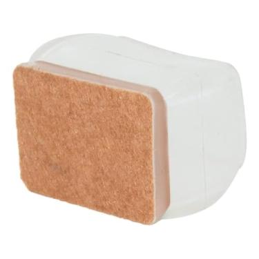 Imagem de Protetor Pe de Cadeira, Kit 16 Pé Cadeira Retangular Pezinho Silicone Pes Feltro Comprimento: 3,8 Até 5,1cm Largura: 2,5 Até 3,8cm