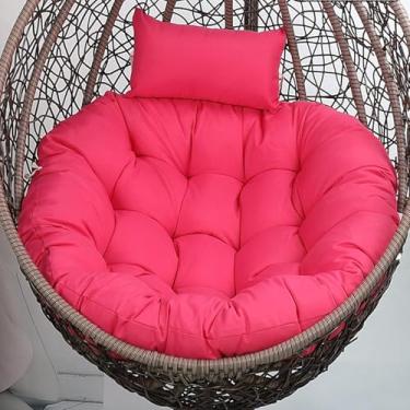 Imagem de Substituição de almofada de cadeira de ovo, cadeira de balanço de varanda, cesta suspensa, cadeira circular de ovo substituição de almofada de cadeira de lazer interna e externa, removível para