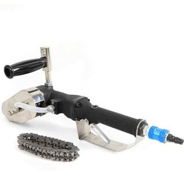 Imagem de 4500 rpm Caixa de papelão pneumático decapador de resíduos ferramenta de corte de papelão ondulado, fiverowsoffive jawedpinions