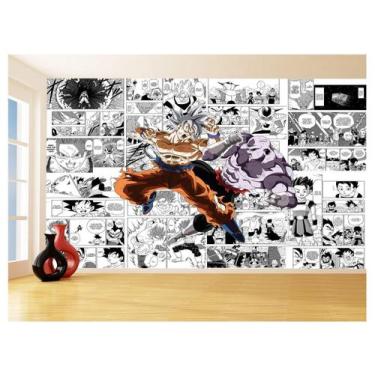 Imagem de Papel De Parede Dragon Ball Goku Página Manga 3,5M Dbz672 - Você Decor