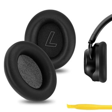 Imagem de Geekria Almofadas de substituição para fones de ouvido HyperX Cloud Mix 2 (7P5J2AA), peças de reparo (preto)