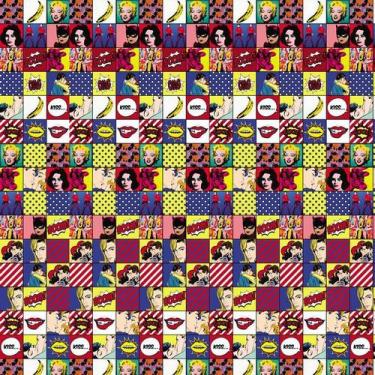 Imagem de Papel De Parede Quadro Personagem Famosos Autocolante - LRP