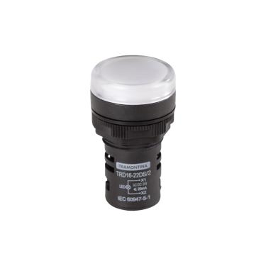 Imagem de Sinalizador Tramontina TRD16-22DS/2 24 V Branco