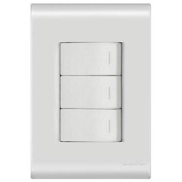 Imagem de Conjunto 3 Interruptores Simples - Tramontina Liz - 57170070