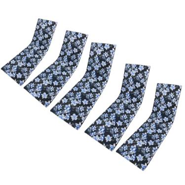 Imagem de Colchonete Almofadado De Espreguiçadeira Kit 5Unid Folha Azul