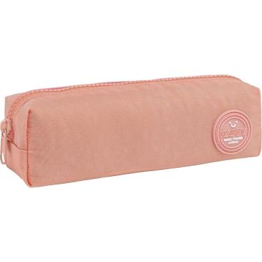 Imagem de Estojo Médio Happy Tilibra - Salmão