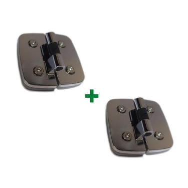Imagem de 2 Un Dobradiças Automática Dupla V/v 1129 P/ Porta Blindex - De acordo