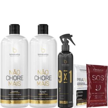 Imagem de Borabella Não Chore Kit 2x1L + Fluido Escova Brush 300ml
