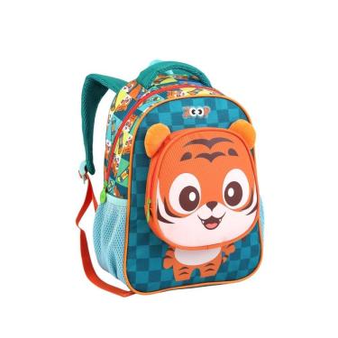 Imagem de Mochila De Costas Tigre Meninos Passeio Infantil
