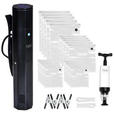 Imagem de Termocirculador Elétrico Ultra Silencioso para até 18L, 1000W, 110v, YEDI HOUSEWARE GV024, Preto