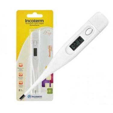Imagem de Termometro Incoterm Digital Branco Sonoro