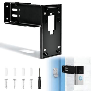 Imagem de Suporte de campainha de aço inoxidável para anel, suporte extensor de campainha para parede de tijolos, melhor visibilidade e ângulo, para aluguel de casa, escritório