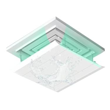 Imagem de Defletor de ventilação central ajustável - Desviador de ventilação de teto de 45 cm para casa, escritório e hotel - Controle de fluxo de ar AC eficiente com gancho