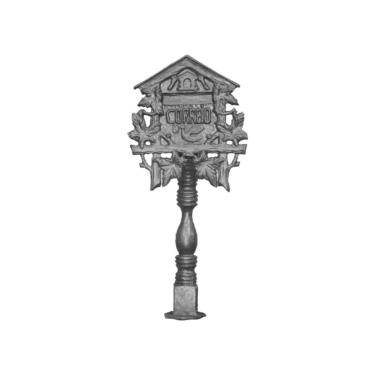 Imagem de Caixa de Correio Colonial Uva com Pé Ferro Fundido