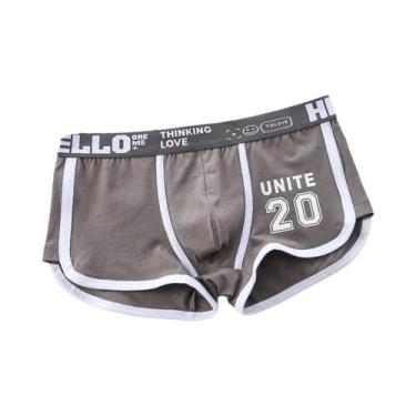 Imagem de Cuecas Boxer Masculinas De Algodão 1/3/4 Pacote Sexy Confortáveis Para