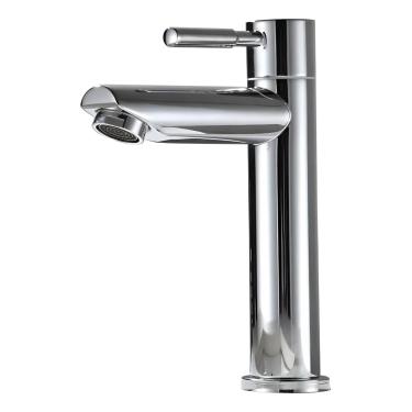 Imagem de Torneira Bancada Pia Banheiro Lavabo De Mesa Bica Baixa Cromado Aço Inox