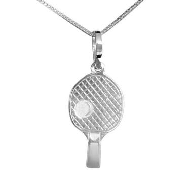 Imagem de Colar Tênis de Mesa Coleção Esportes Prata 925 - Sam Joias