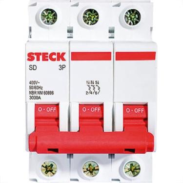 Imagem de Steck Disjuntor Din.3P 100A C 10Ka