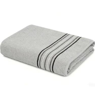 Imagem de Toalha Rosto Vitta Camesa 45x80cm, Cinza Claro F8017