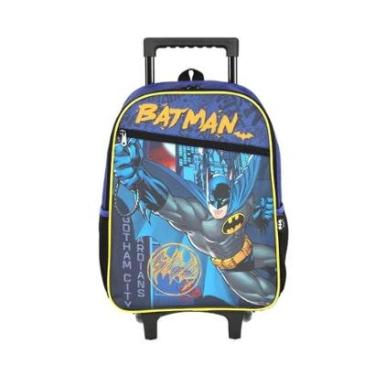 Imagem de Mochila de Rodinhas Pequena Infantil Simples Batman-Masculino