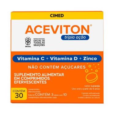 Imagem de Aceviton Vitaminas Efervescentes Tripla Ação 30u - NAO INFORMADO