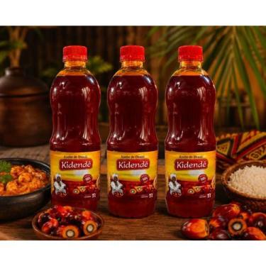 Imagem de Azeite de Dendê 500ml Kidende Original, 3 unidades