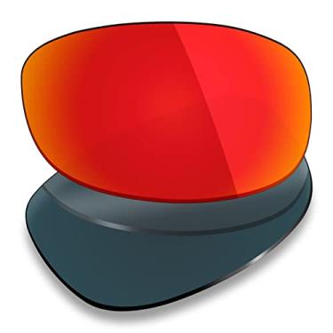 Imagem de Mryok Lentes de substituição polarizadas para Arnette Hold Up AN4139-58 mm - Vermelho fogo