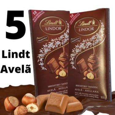Imagem de Chocolates Importado Nobre Lindt Ao Leite Com Avelã 100G