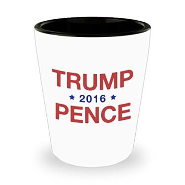 Imagem de Trump Pence Copos de shot – ideia de de Natal