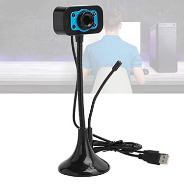 Imagem de Webcam USB, câmera prática e prática com microfone externo para casa para desktop e computador