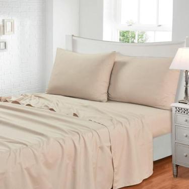 Imagem de Jogo De Cama Casal Liso Toque De Seda 300 Fios - Jolitex Ternille