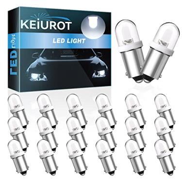 Imagem de Keiurot GE44 47 756 755 Lâmpada Ba9s Lâmpadas LED para Pinball Lâmpada de Máquina de Pinball Serve para Fender 1893 1895 Lâmpada 6,3V 6V DC Branco Pacote com 20