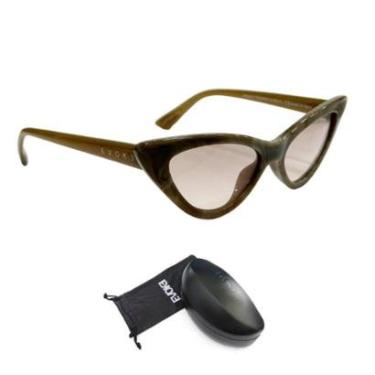 Imagem de Óculos de Sol Evoke Catfish G01 Light Brown Gold Gradient-Unissex
