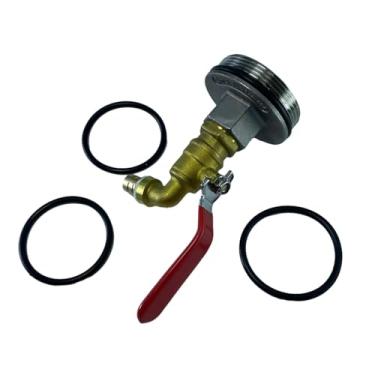 Imagem de WeiLaiKeQi de barril, de tambor para tambor de 55 galões, de barril de rosca de 2 polegadas para água, gasolina e outros, Comprimento 10.5 cm