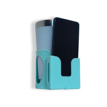 Imagem de Kit 3  Suporte Para Garrafa E Celular Aparelhos Academia - LUMI, Verde