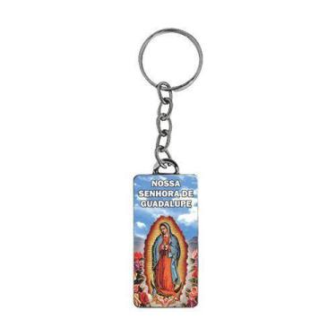 Imagem de Chaveiro Nossa Senhora de Guadalupe Retangular - Casa da Mãe