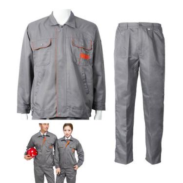 Imagem de Conjunto Uniforme Listra Refletiva EPI Segurança Mecanico Industria Co