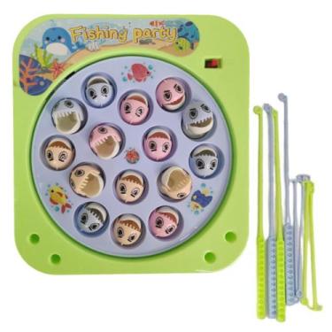 Imagem de Jogo Pega Peixe Pescaria Infantil Criança Briquedo Interativo Pescar F