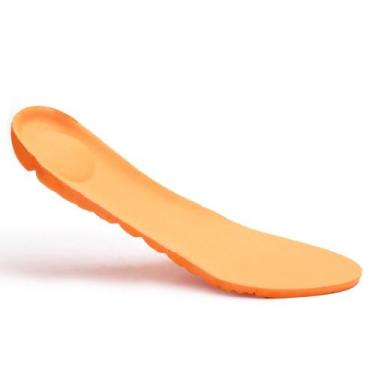 Imagem de Palmilha Anatômica PU Gel Masculino Anti Impacto Confortável Bota Sapa