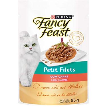 Imagem de Purina Fancy Feast Nestlé Purina Fancy Feast Ração Úmida Para Gatos Petit Filet Carne 85G
