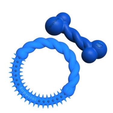 Imagem de Kit Toys4dog P - Brinquedos Para Cachorros/Cães (2 peças)