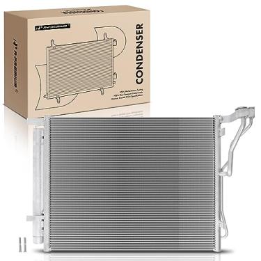 Imagem de A-Premium Condensador A/C de ar condicionado compatível com Hyundai Sonata 2011-2014 e Kia Optima 2011-2015, L4 2.0L, substituição # 976063Q000