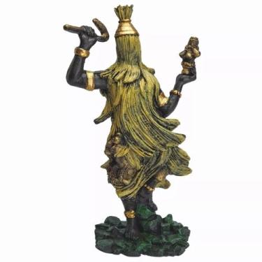 Imagem de Estatueta Orixá Obaluae Omolu 26cm Resina Umbanda Imagem - HC Decoraçõ