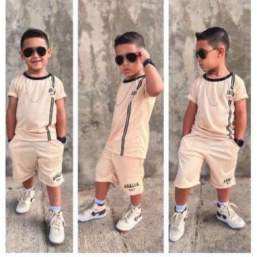 Imagem de Roupa Infantil Conjunto Masculino Moda Bloqueirinho - Ikaros Kids, Beg