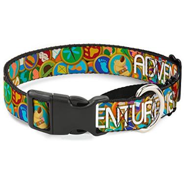 Imagem de Buckle-Down Coleira de cachorro Martingale Alice Cheshire Cat Flowers Poses2 Follow Me to Wonderland 45,7 a 81,5 cm de largura